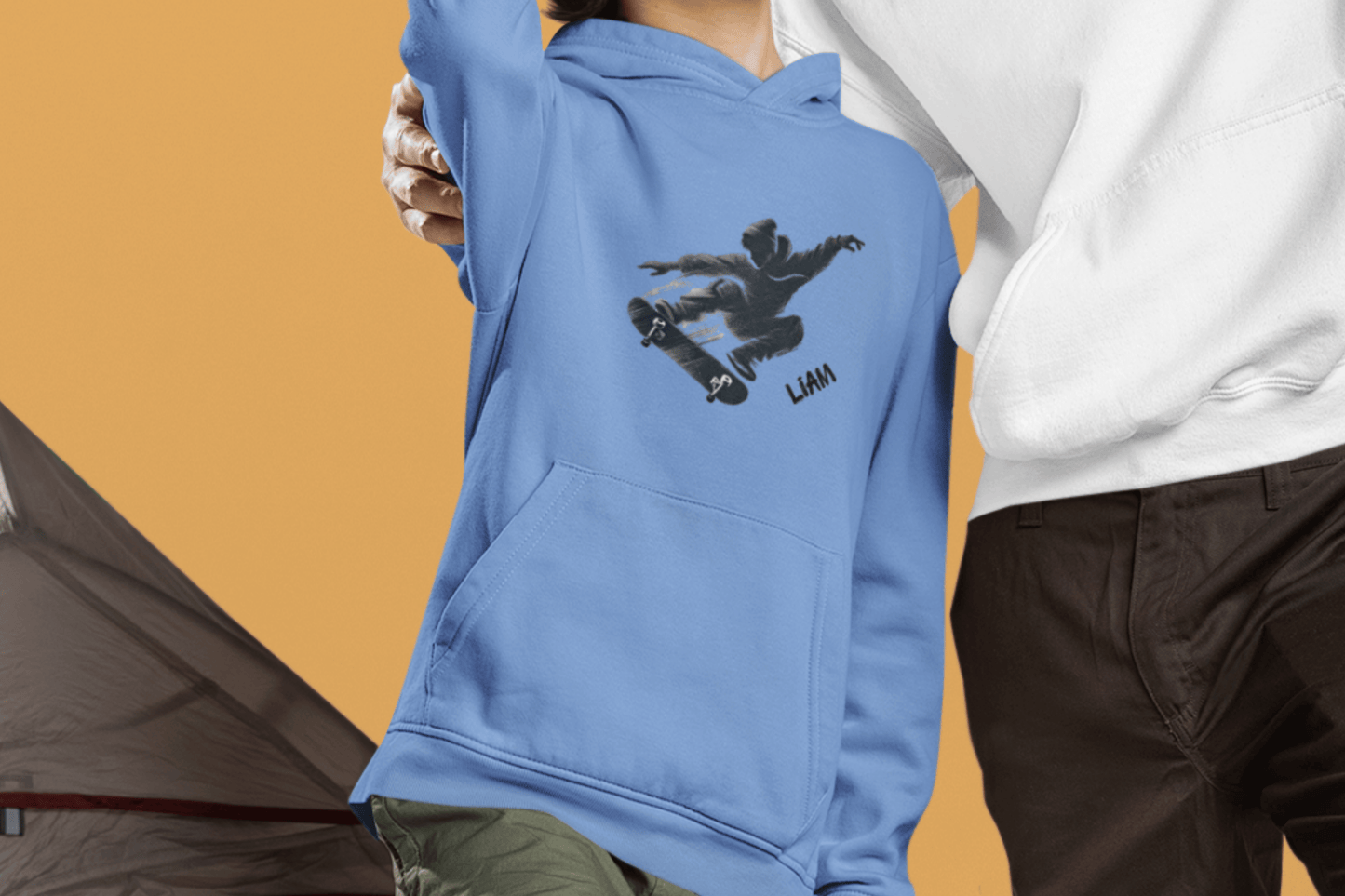 Personalised Skateboard Hoodie Sweatshirt for Kids