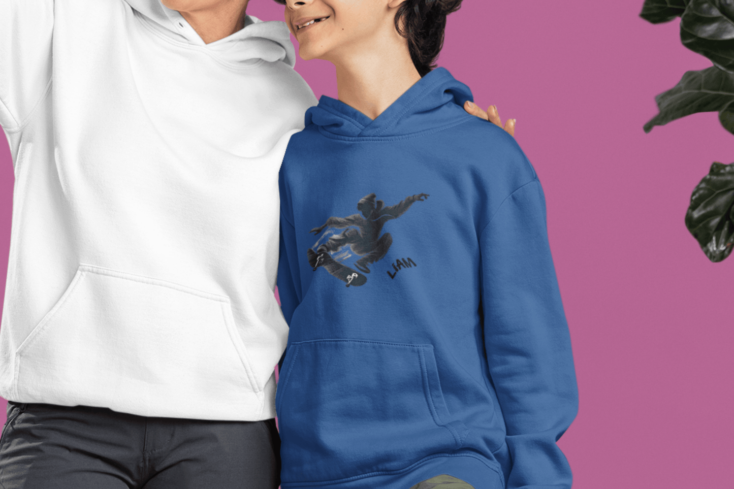 Personalised Skateboard Hoodie Sweatshirt for Kids