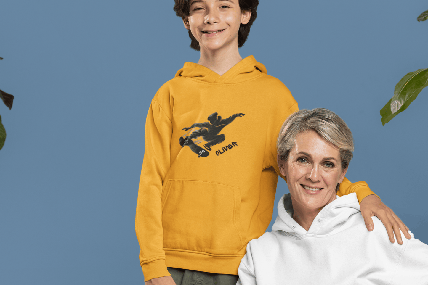 Personalised Skateboard Hoodie Sweatshirt for Kids