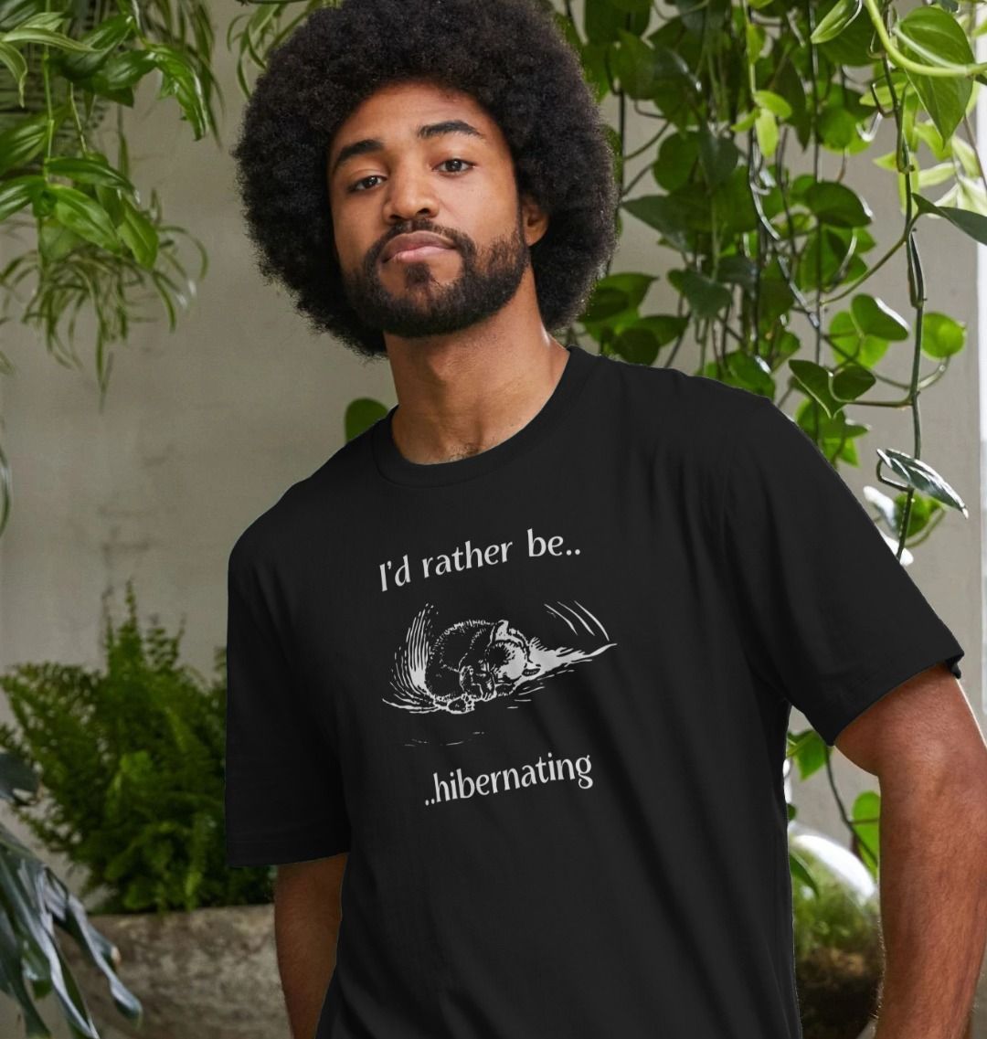 I'd rather be hibernating - Men's Organic Cotton T-Shirt