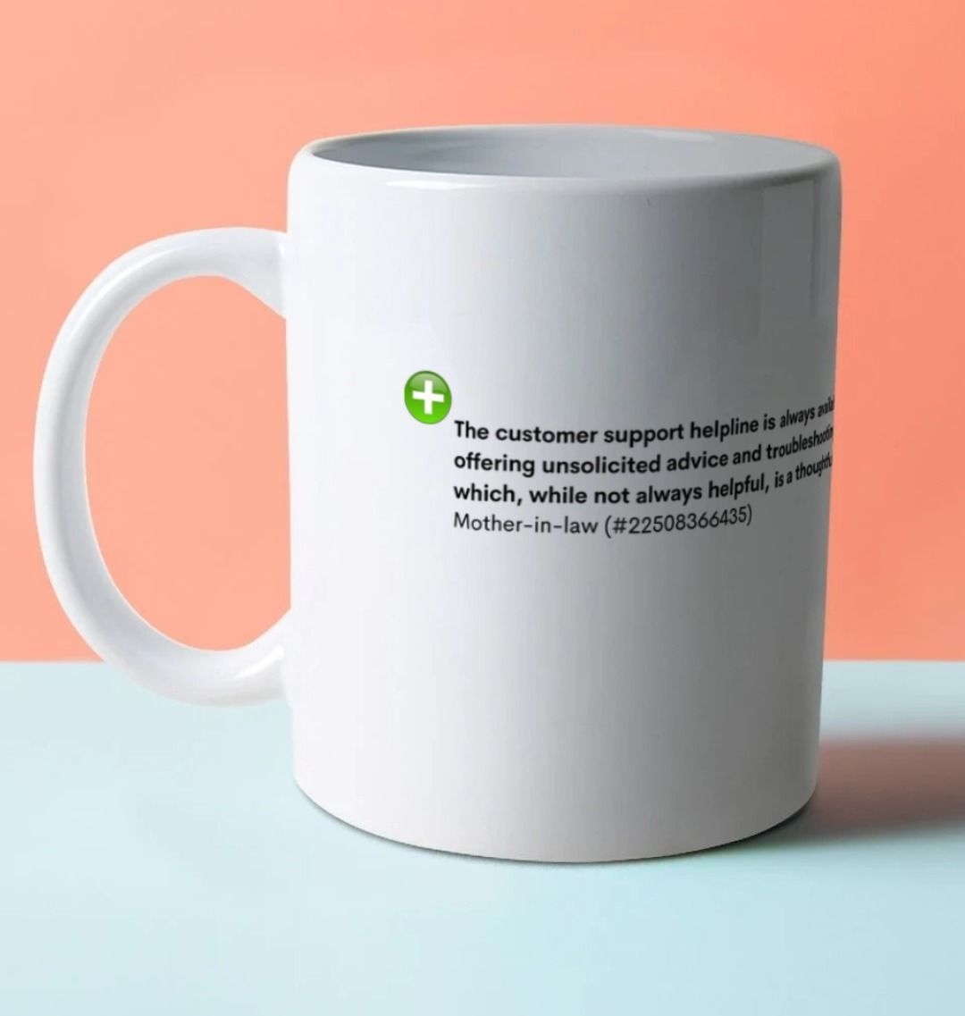 Funny Review Mother-in-Law Coffee Mug