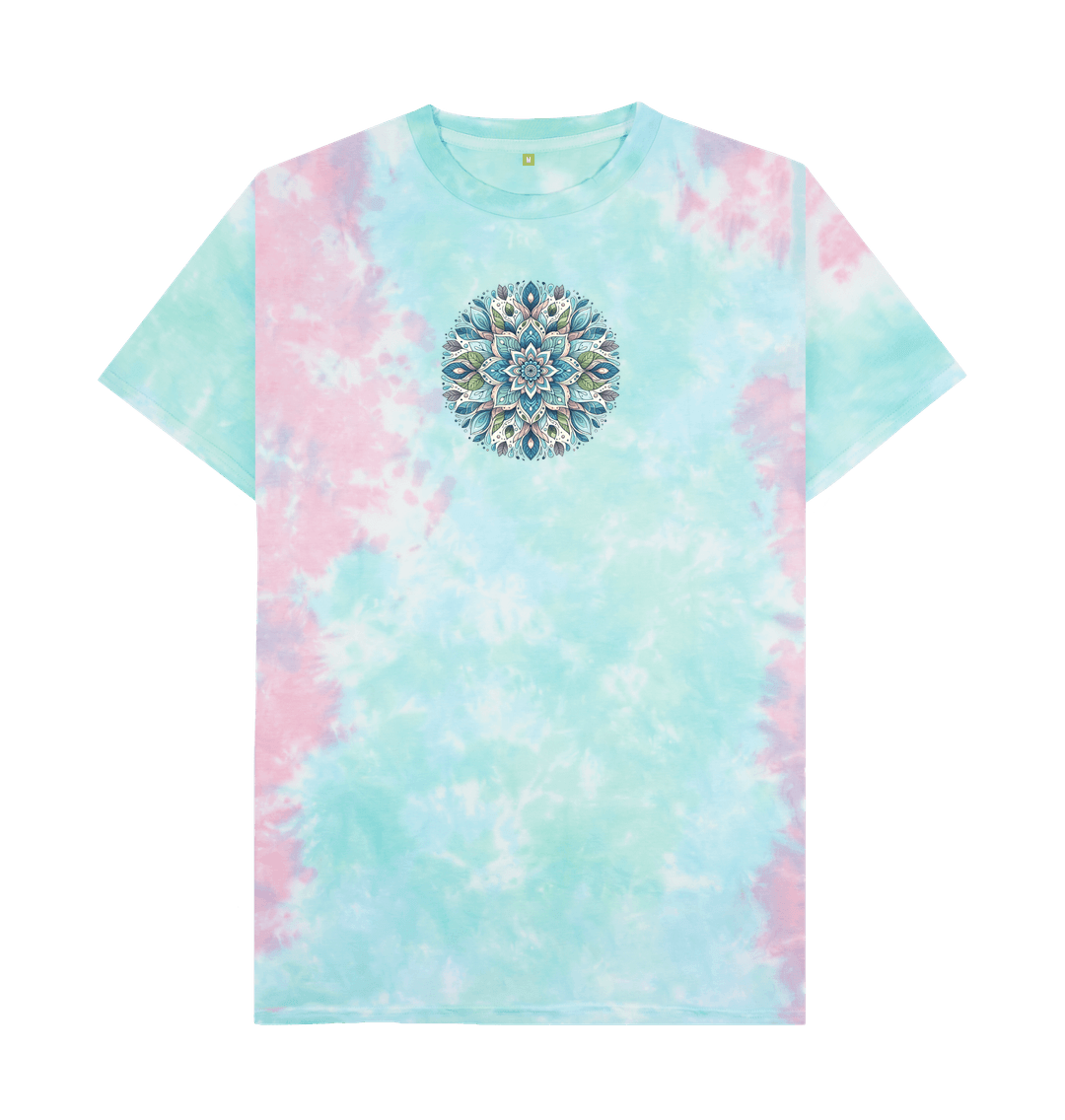 Pastel Tie Dye Men's Mandala Tie-Dye Tee