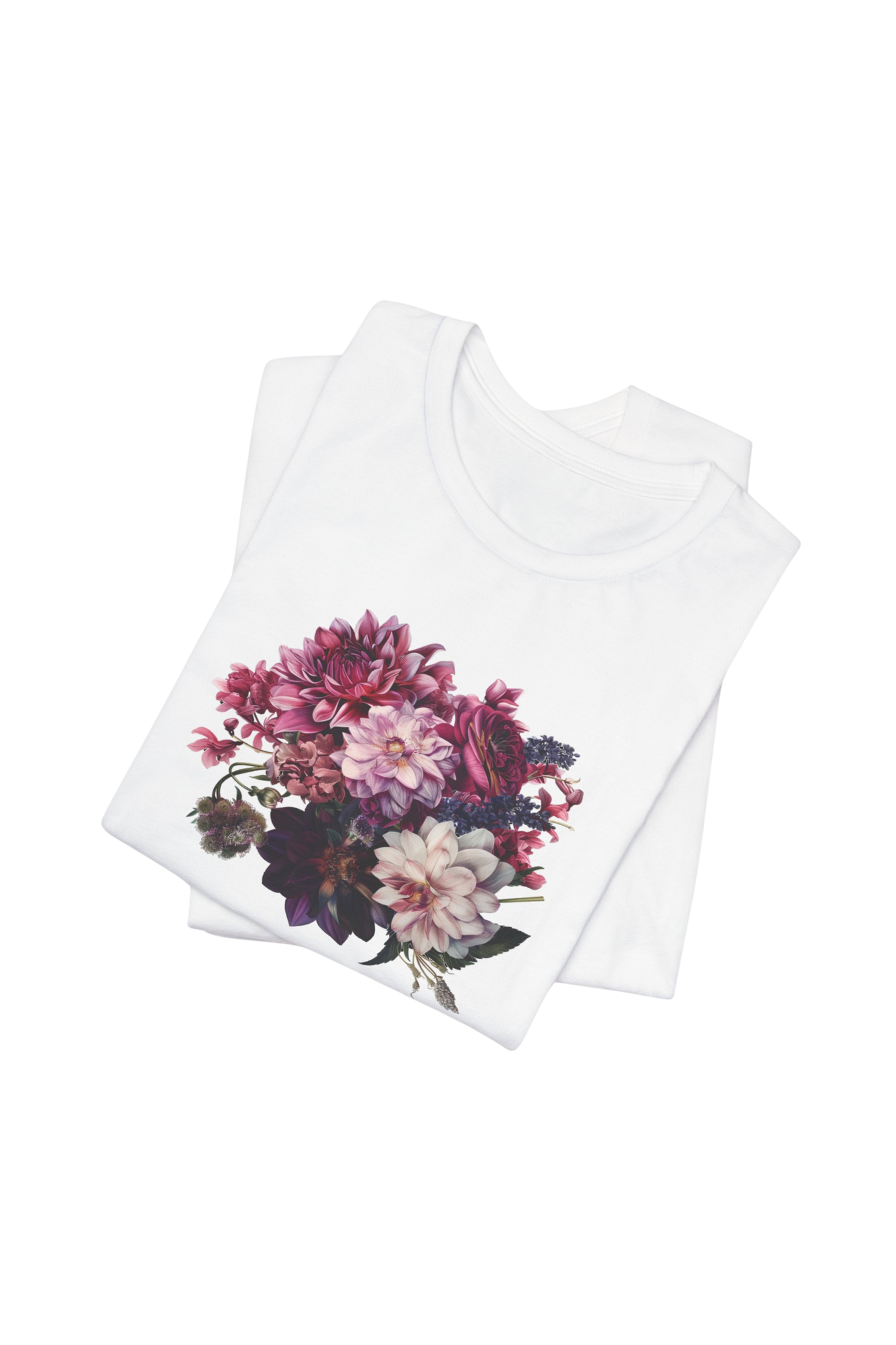 Soft Goth Boho Chrysanthemum Oversized Women's Tee