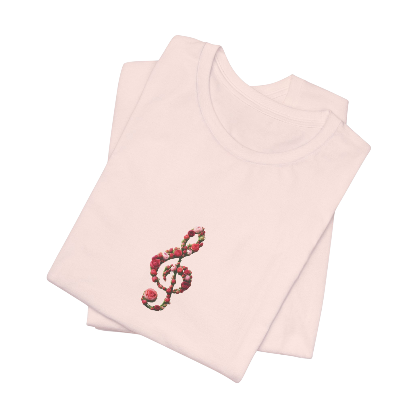 Rose Treble Clef T-shirt