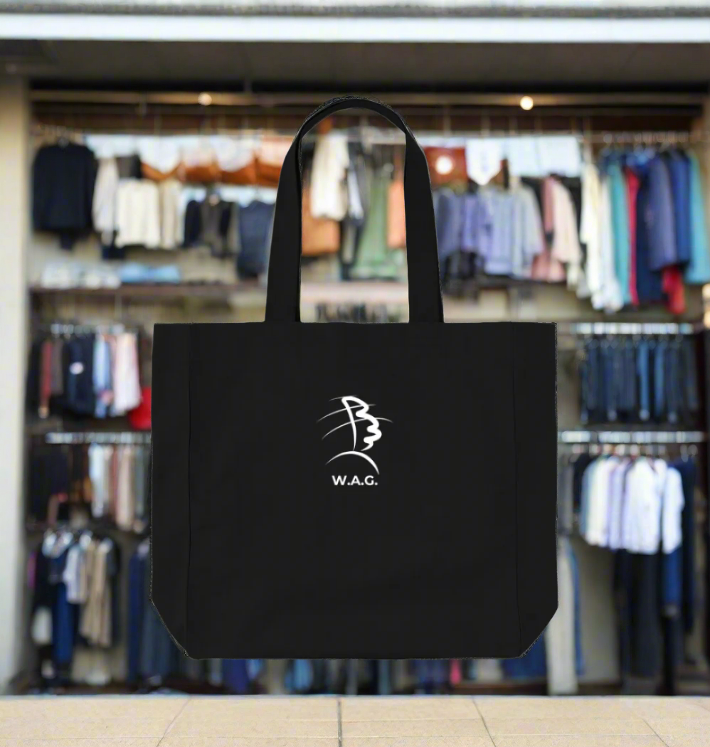 Black W.A.G. Organic Cotton Tote Bag