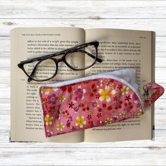 Handmade Soft Glasses Case | Padded Glasses Case | Sunglasses Sleeve | Reading Glasses Case | Fabric Glasses Case | Handmade Fabric Gift