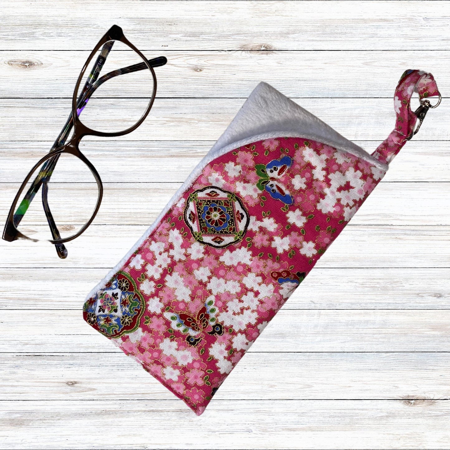 Handmade Soft Glasses Case | Padded Glasses Case | Sunglasses Sleeve | Reading Glasses Case | Fabric Glasses Case | Handmade Fabric Gift