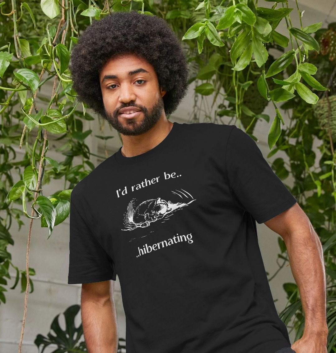 I'd rather be hibernating - Men's Organic Cotton T-Shirt