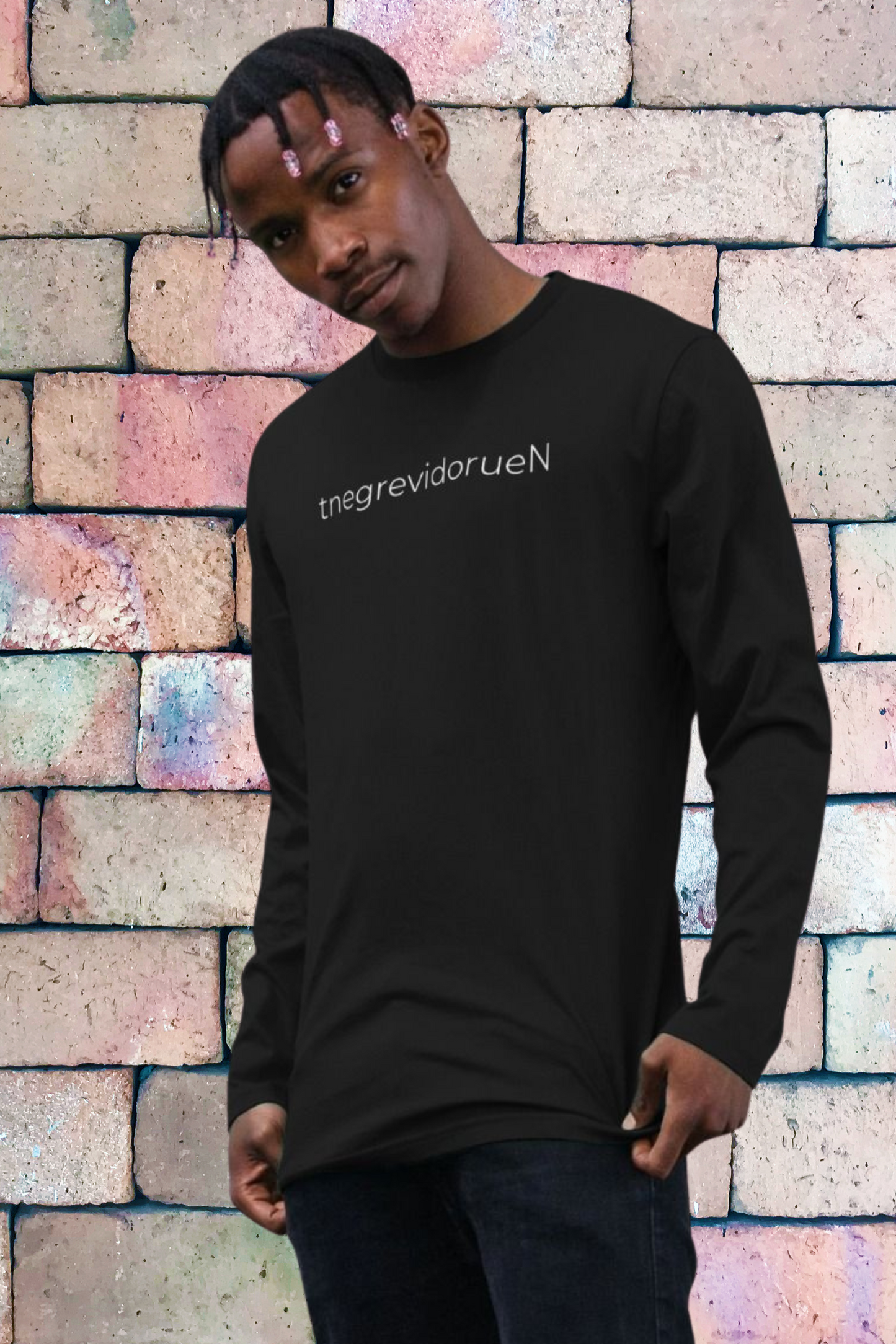 Neurodivergent Men's Long-Sleeved Organic Cotton T-Shirt