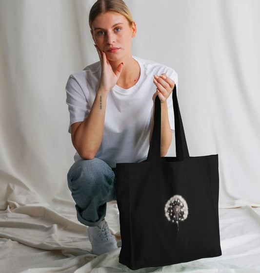 Starry Dandelion Cypsela Tote Bag