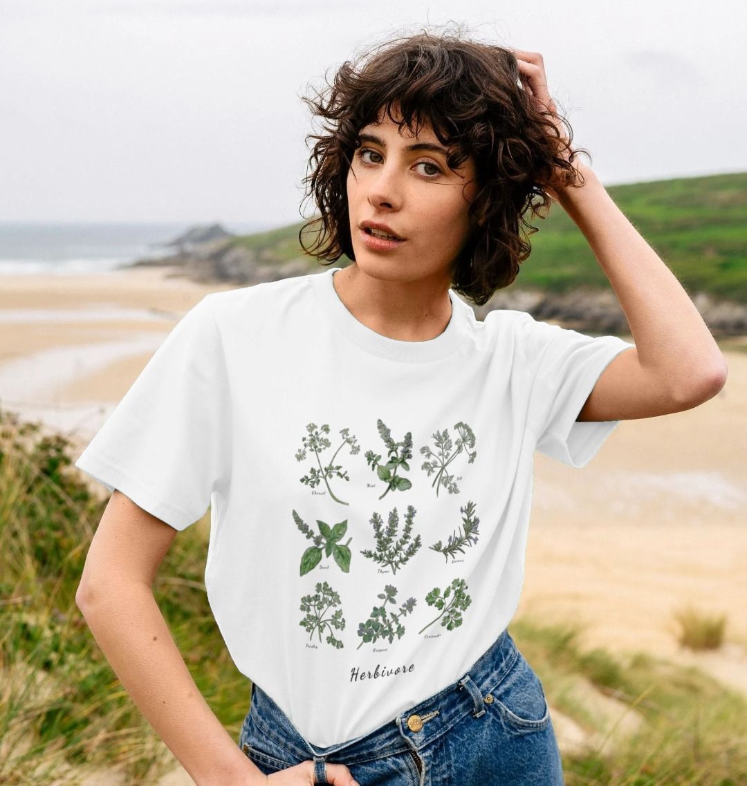 Women's Organic Relaxed Fit Herbivore Tee