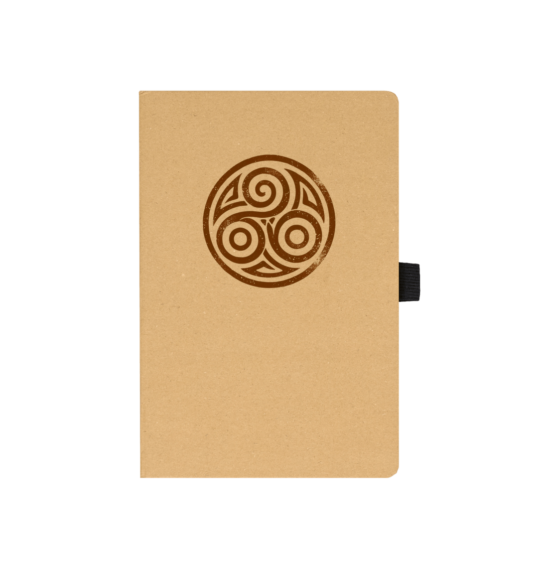 Kraft THREE SPIRALLED TRISKELION NOTEBOOK