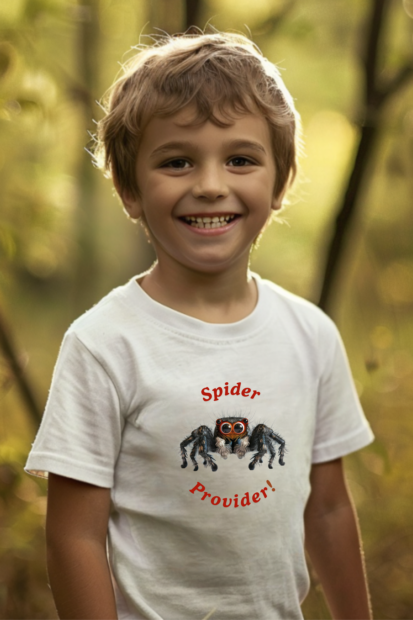 Spider Provider Kid's Organic Tee Shirt