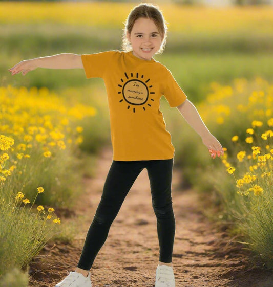 I'm Mummy's Sunshine Organic Cotton Kid's Long-Sleeved T-shirt