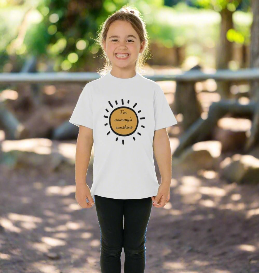 I'm Mummy's Sunshine Organic Cotton Kid's Long-Sleeved T-shirt