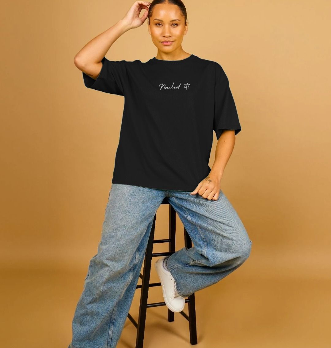 Nailed it! Women's oversized Organic Cotton Tee